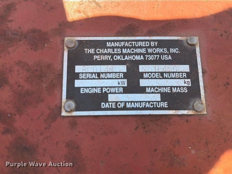 image for item EX4629 1995 Ditch Witch 4500 trencher