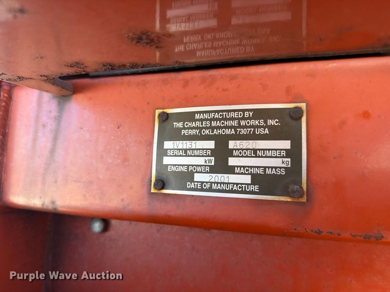 image for item EX4632 2001 Ditch Witch 7610 trencher