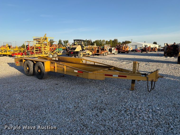 image for item EX4633 1992 Belshe equipment trailer