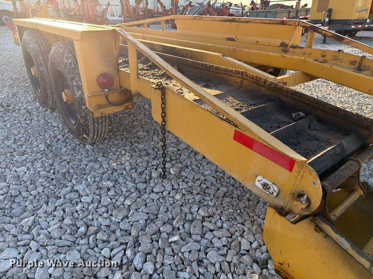 image for item EX4633 1992 Belshe equipment trailer