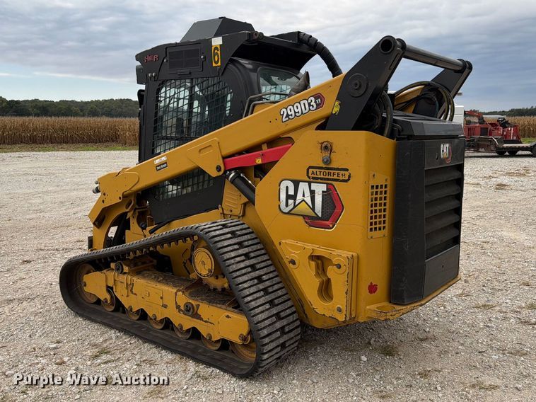 image for item EX4665 2020 Caterpillar 299D3 XE tracked skid steer loader