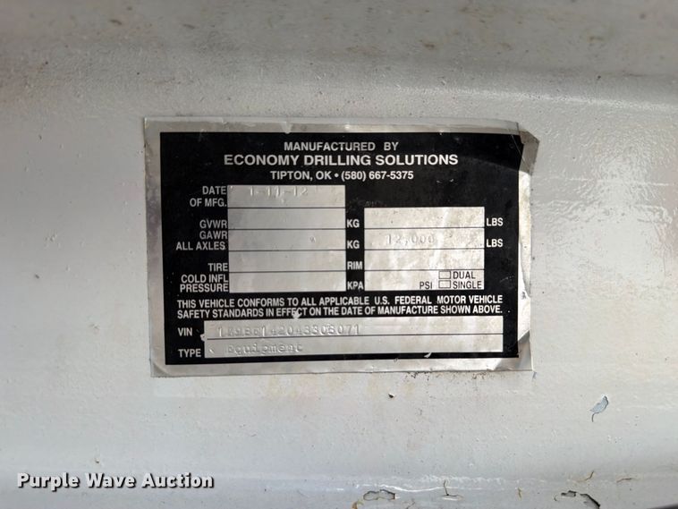 image for item FB5160 2012 Economy Drilling Solutions vacuum excavator