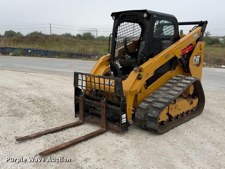 image for item FB8393 2022 Caterpillar 289D3 tracked skid steer loader