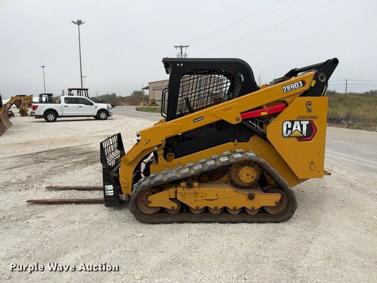 image for item FB8393 2022 Caterpillar 289D3 tracked skid steer loader