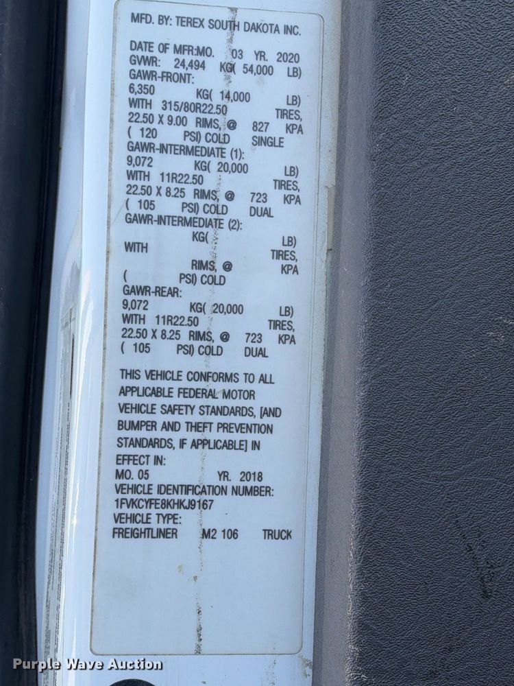 2019 Freightliner BUSINESS CLASS M2