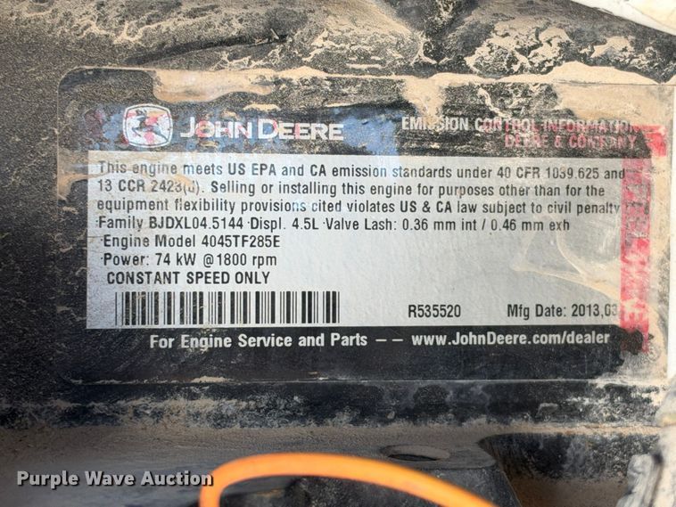 image for item FB8417 Doosan G70 generator