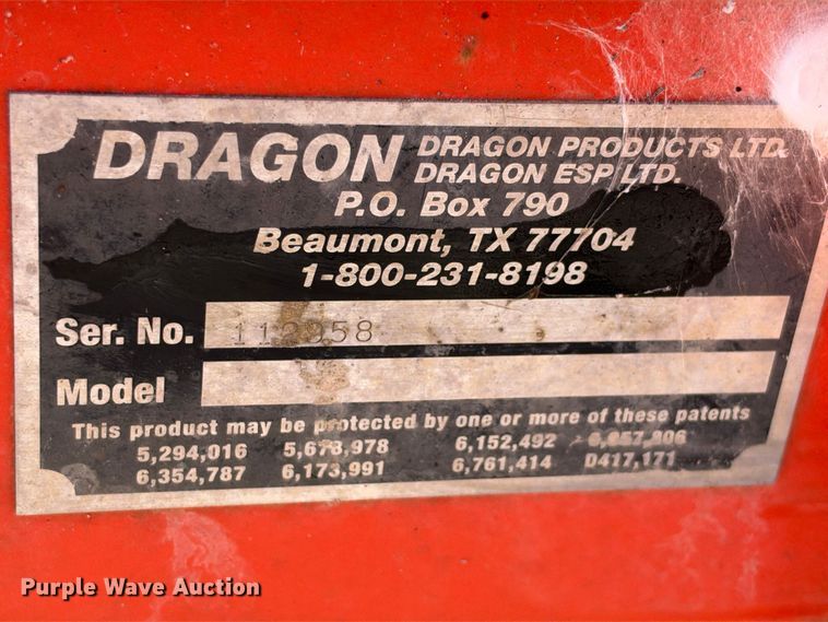 image for item FB8440 Dragon frac tank trailer
