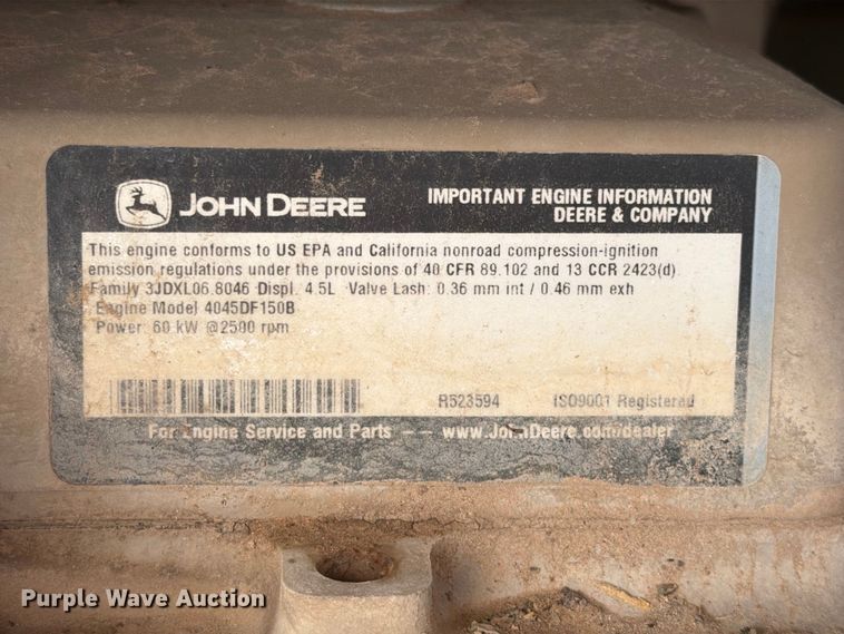 image for item FC0021 2008 Ingersoll Rand air compressor