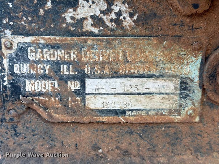 image for item FC0022 Gardner Denver WH125 air compressor