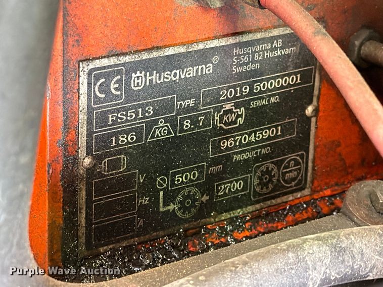 image for item FC0030 Husqvarna FS 513 concrete saw