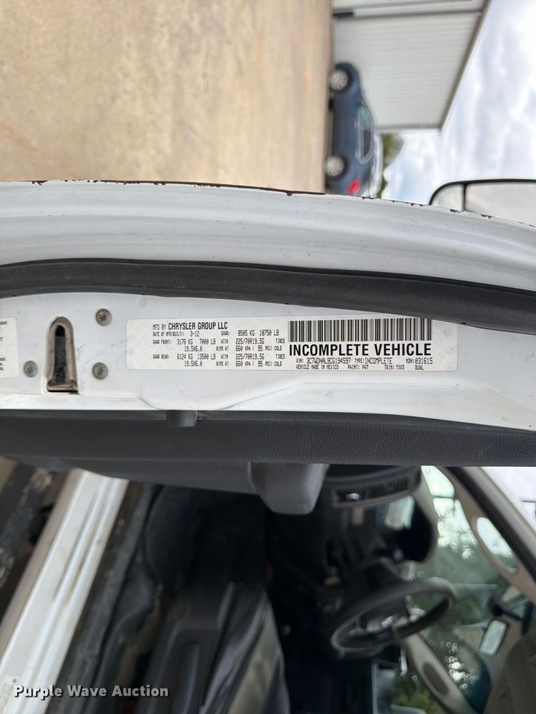 image for item FG0823 2012 Dodge Ram 5500HD bucket truck