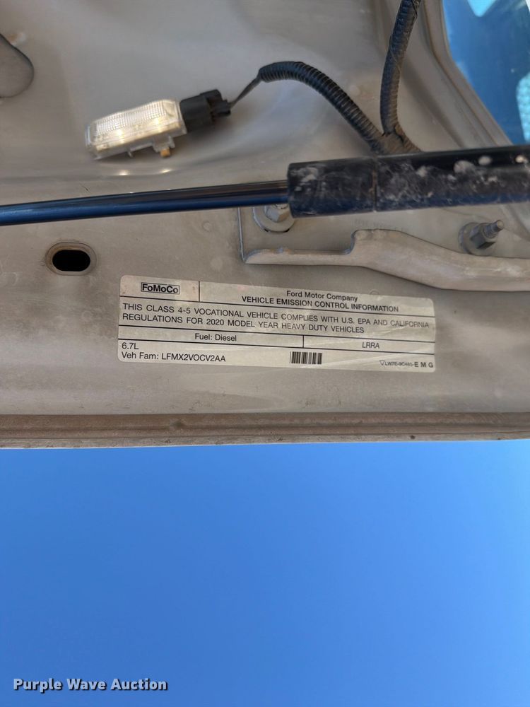 image for item FI2038 2020 Ford F550 vacuum truck