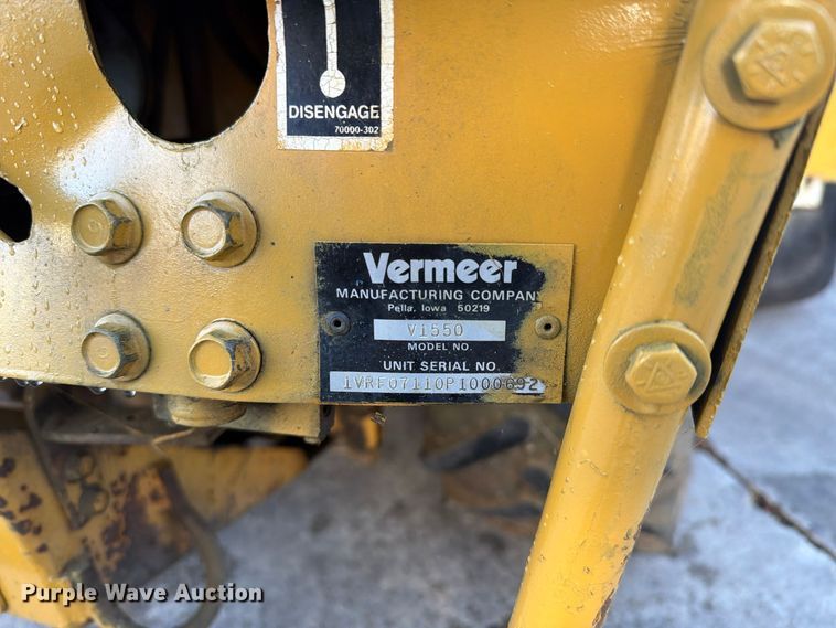 image for item FI2102 Vermeer V-1550 trencher