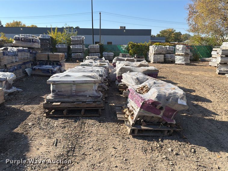 image for item FJ0547 (13) pallets of land scaping stone