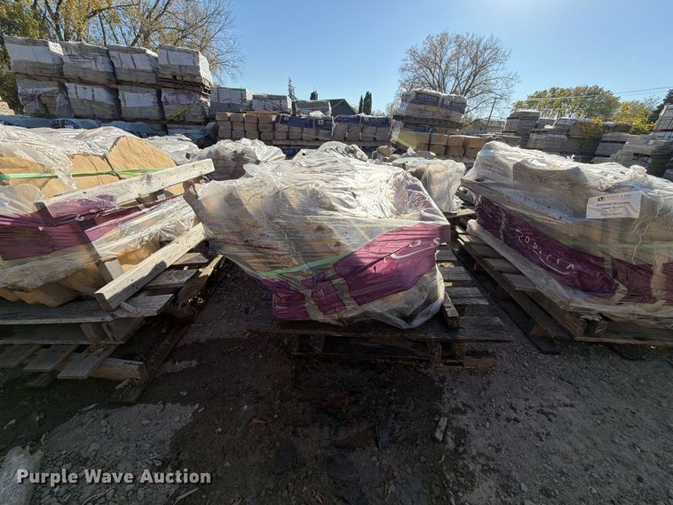 image for item FJ0547 (13) pallets of land scaping stone