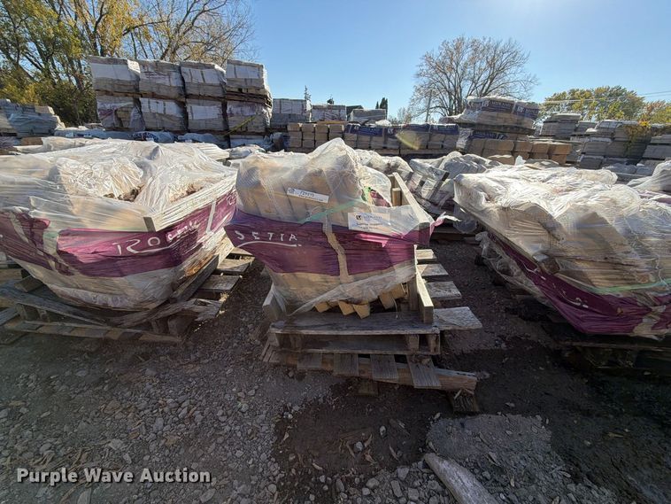 image for item FJ0547 (13) pallets of land scaping stone