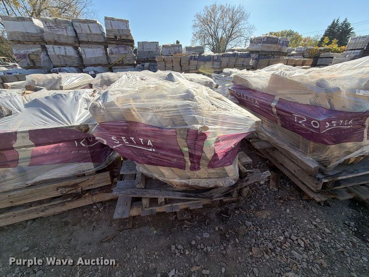 image for item FJ0547 (13) pallets of land scaping stone