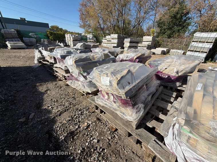image for item FJ0547 (13) pallets of land scaping stone