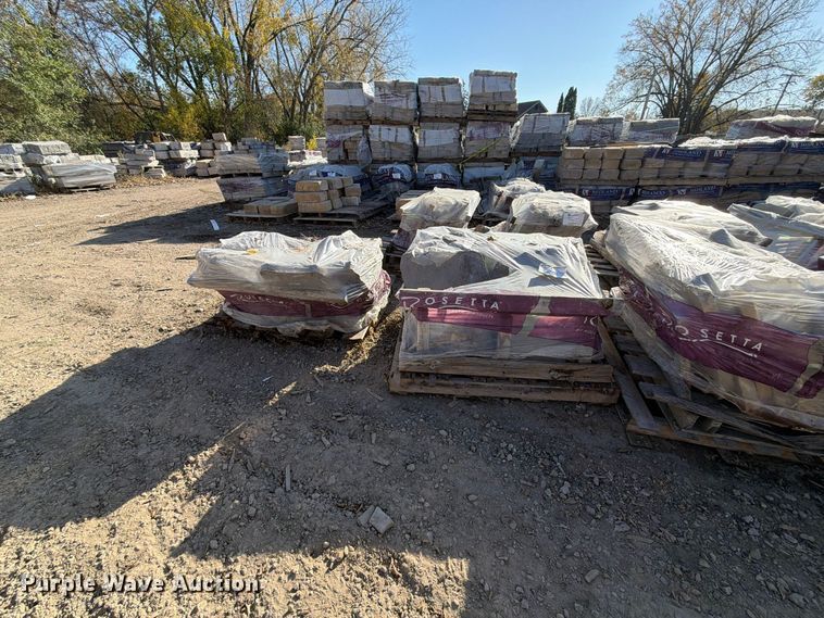 image for item FJ0547 (13) pallets of land scaping stone