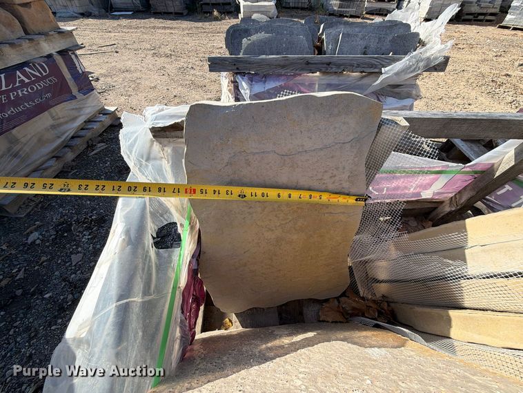image for item FJ0547 (13) pallets of land scaping stone