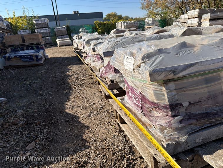 image for item FJ0547 (13) pallets of land scaping stone