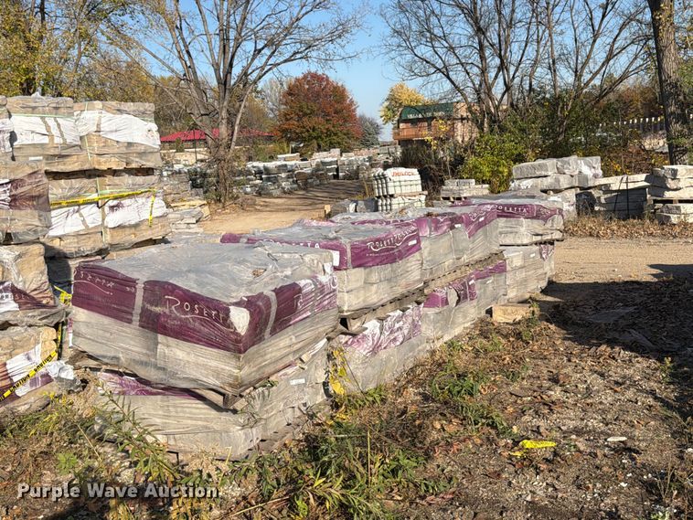 image for item FJ0549 (11) pallets of landscaping stones