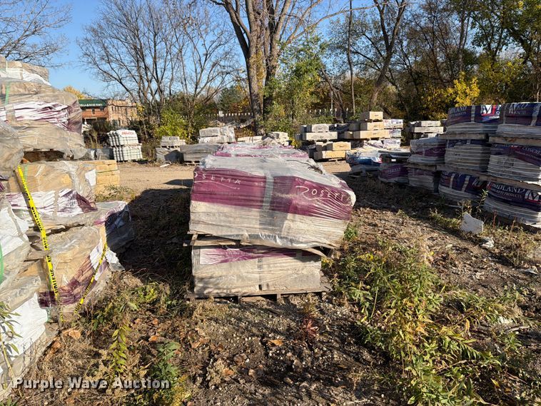 image for item FJ0549 (11) pallets of landscaping stones