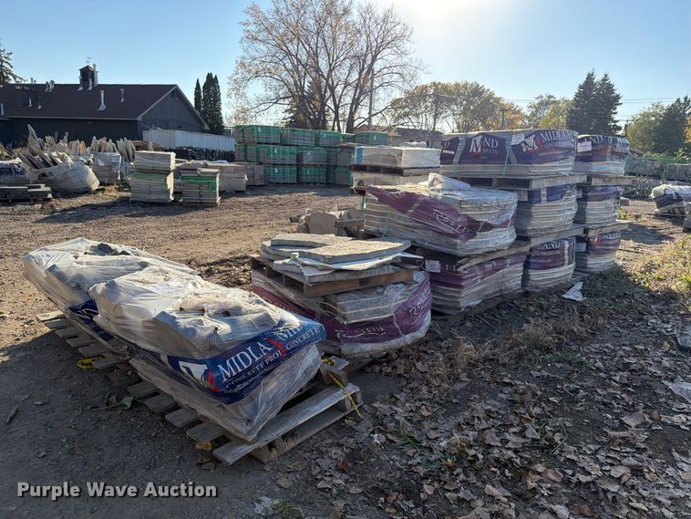 image for item FJ0550 (12) pallets of landscaping stones