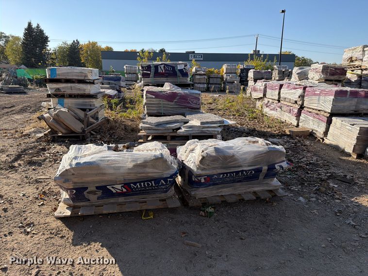 image for item FJ0550 (12) pallets of landscaping stones