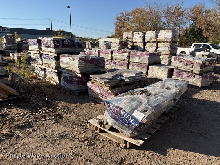 image for item FJ0550 (12) pallets of landscaping stones