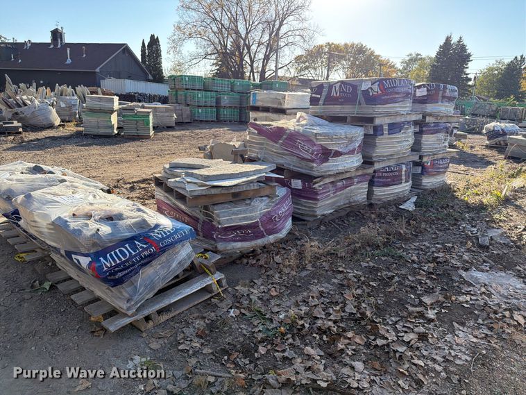 image for item FJ0550 (12) pallets of landscaping stones