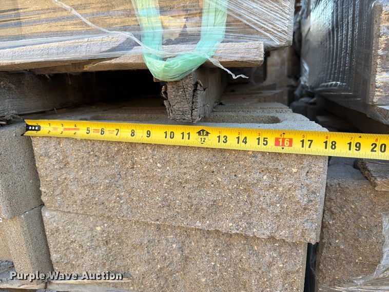 image for item FJ0559 (25) pallets of landscaping bricks