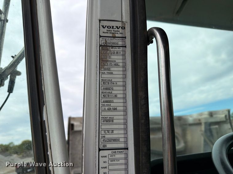image for item FJ2029 2000 Volvo WG dump truck