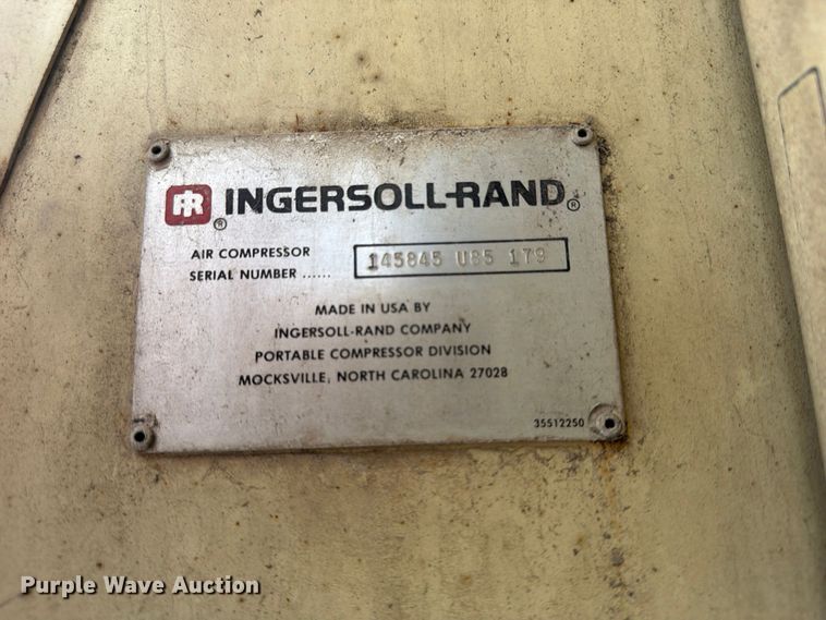 image for item FJ2069 Ingersoll Rand 160 air compressor