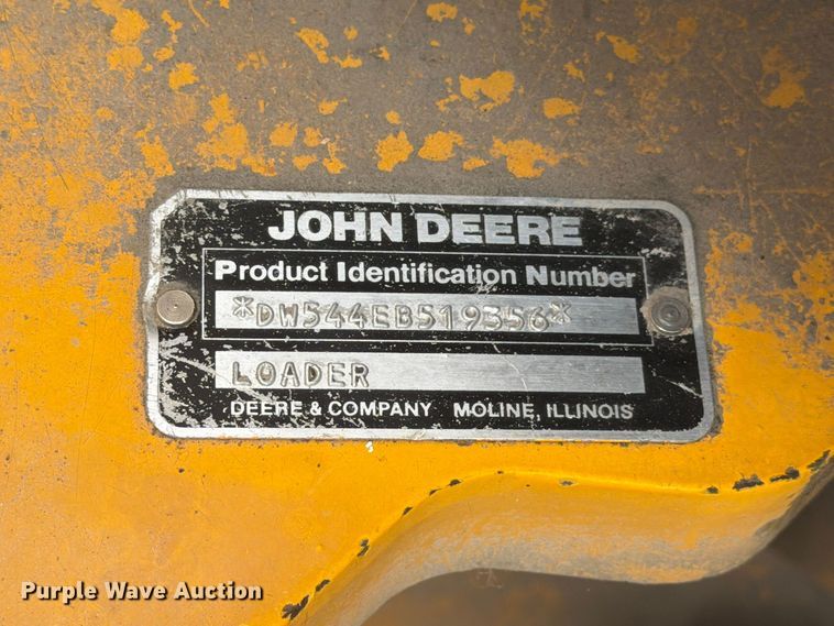 image for item FJ2070 1988 John Deere 544E wheel loader