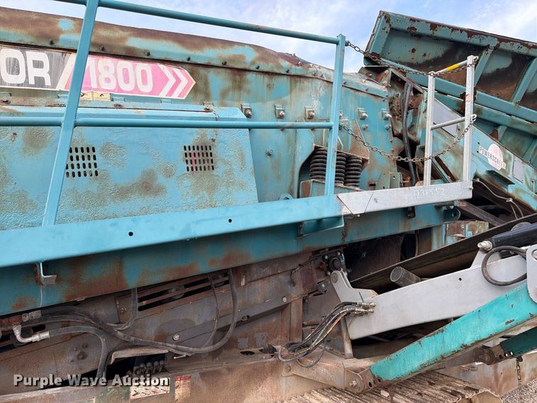 image for item FK2162 2014 Powerscreen Warrior 1800 screening plant