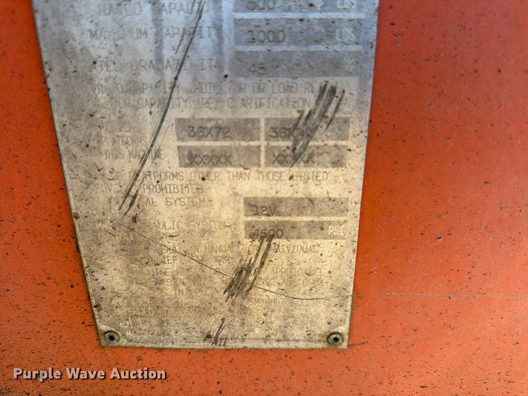 image for item FK2222 1997 JLG 600S boom lift