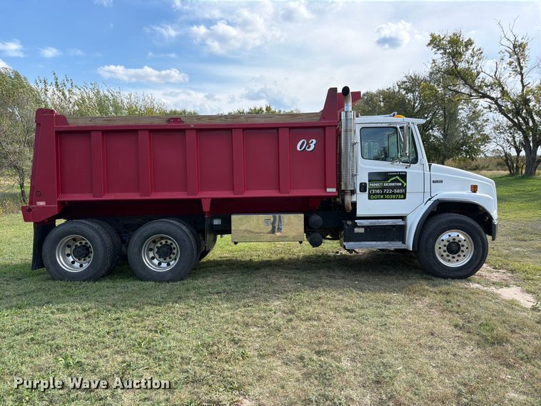 image for item FK3957 2000 Freightliner FL80 dump truck