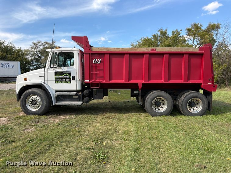 image for item FK3957 2000 Freightliner FL80 dump truck