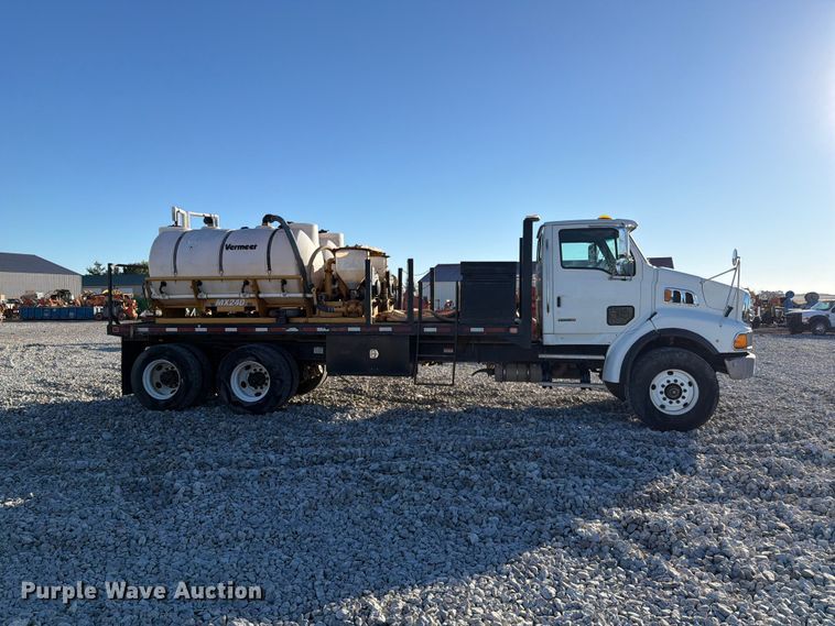 image for item FK4189 2008 Sterling L8500 flatbed truck with mud mixing system  