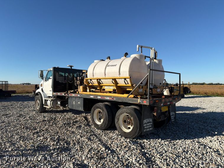 image for item FK4189 2008 Sterling L8500 flatbed truck with mud mixing system  