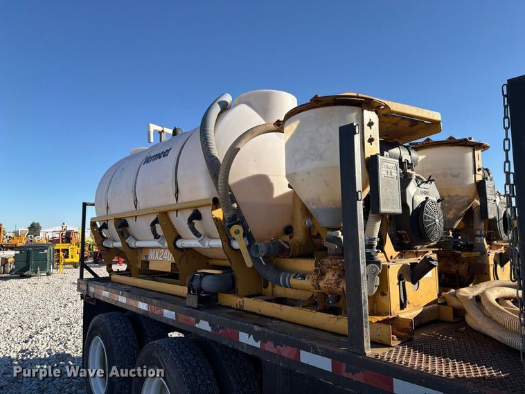 image for item FK4189 2008 Sterling L8500 flatbed truck with mud mixing system  