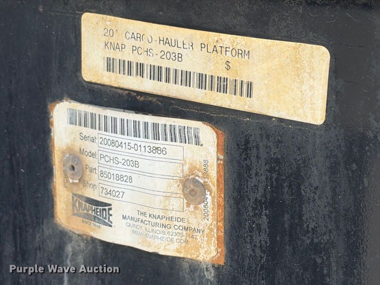 image for item FK4189 2008 Sterling L8500 flatbed truck with mud mixing system  