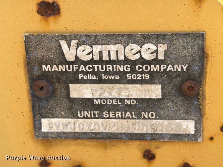 image for item FK4193 1992 Vermeer FLX75 cable plow