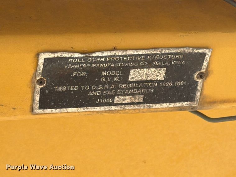image for item FK4193 1992 Vermeer FLX75 cable plow