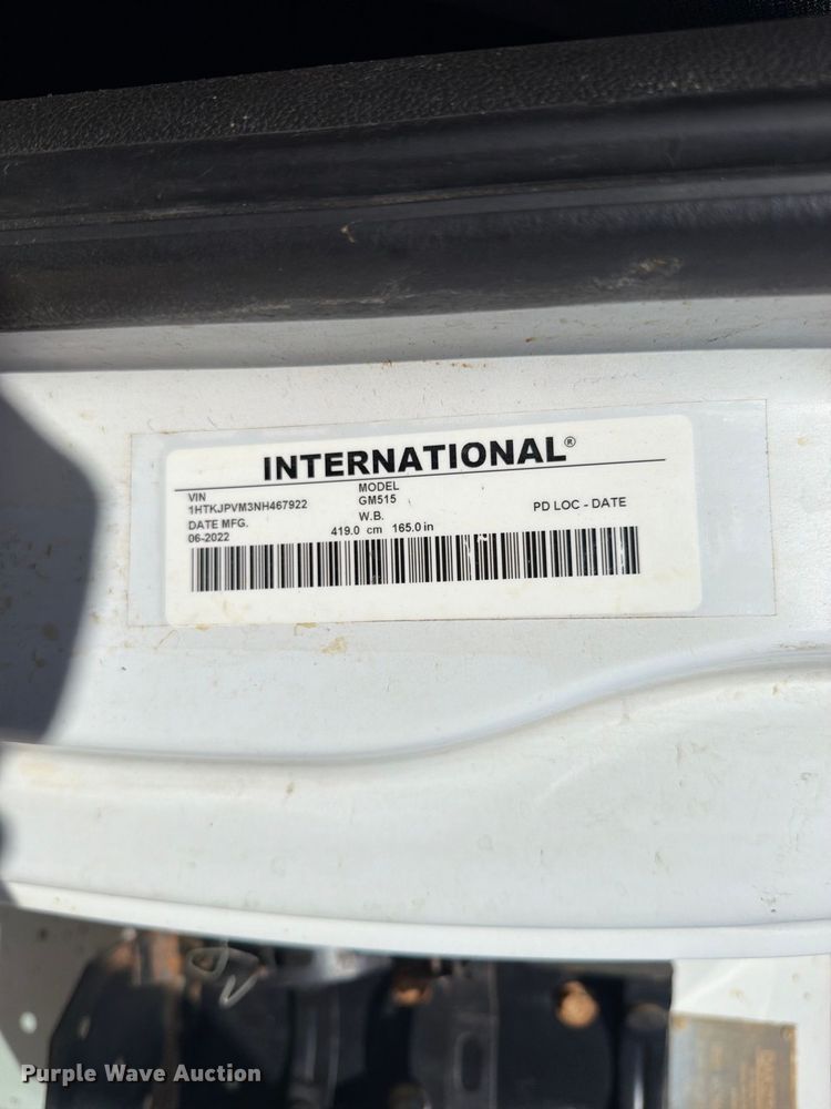 image for item FK5306 2022 Chevrolet 750 bucket truck