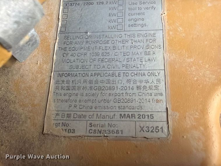 image for item FK5318 2015 Caterpillar D6N XL dozer