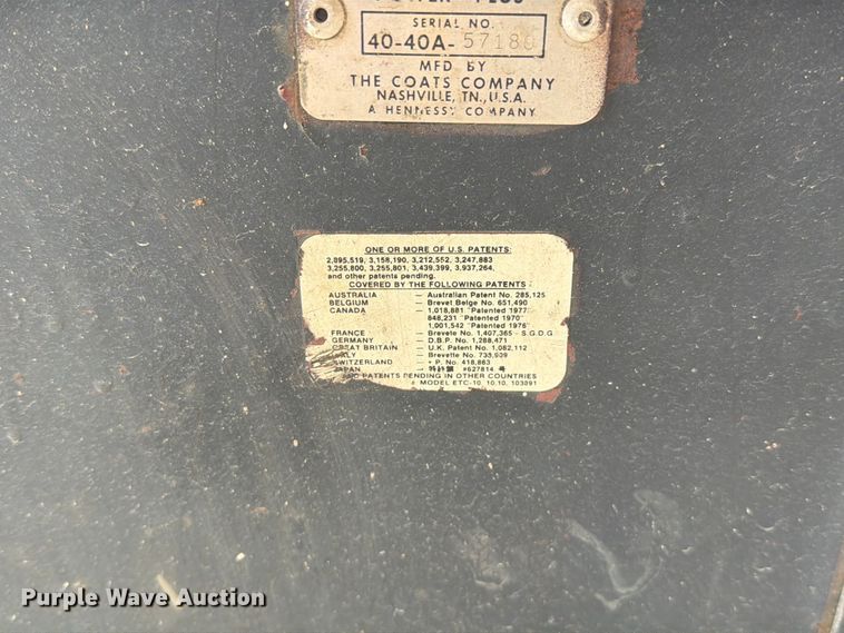 image for item FM6555 Coats 40-40A tire machine