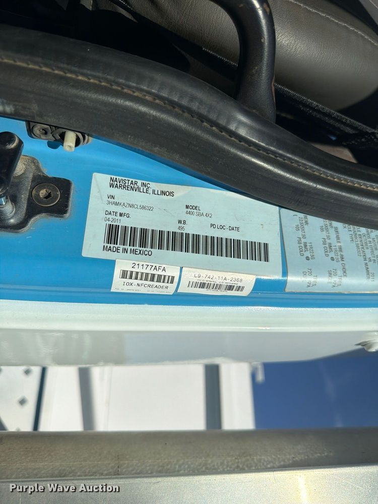 image for item FM7729 2012 International DuraStar 4400 utility / service truck