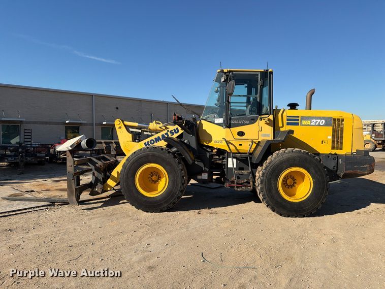 image for item FM8013 2014 Komatsu WA270-7 wheel loader